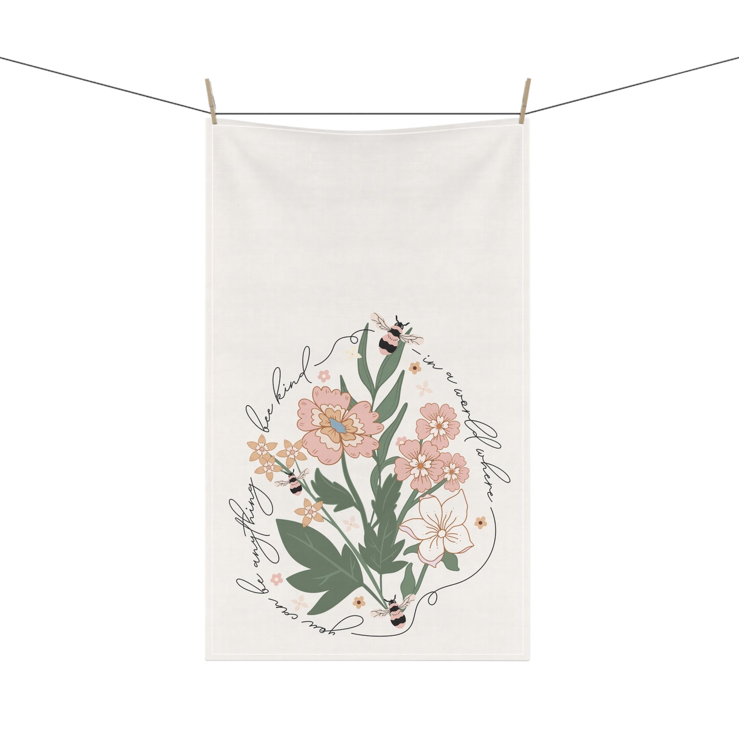 Bee Kind Tea Towel