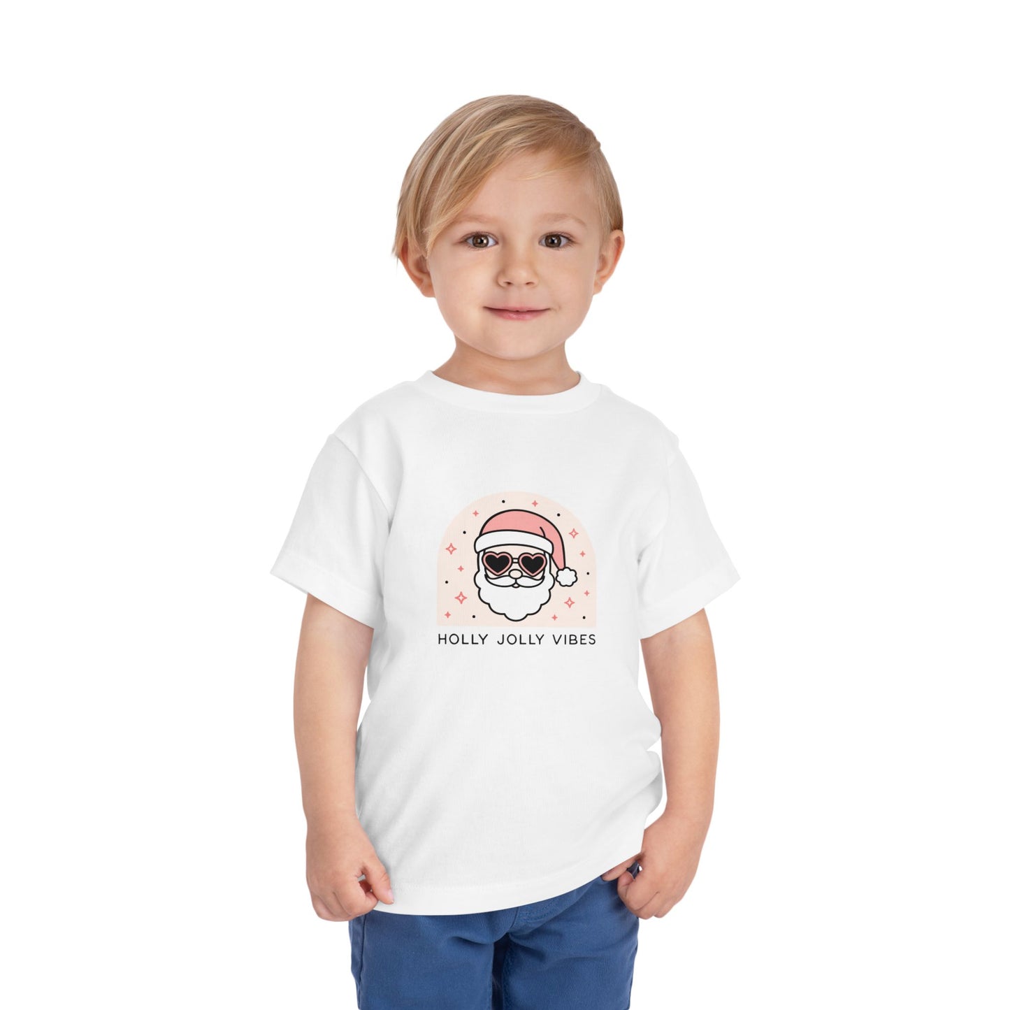 Holly Jolly Vibes Toddler T-Shirt