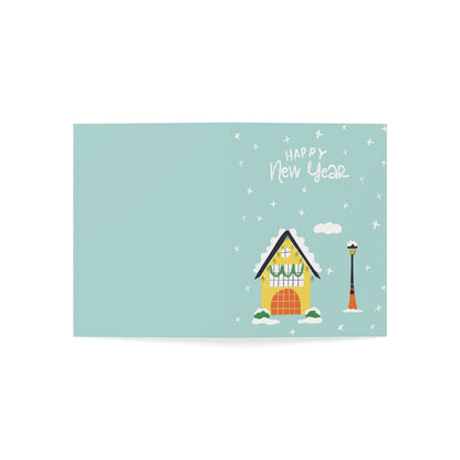 Happy New Year Greeting Card (10 and 30 pcs)