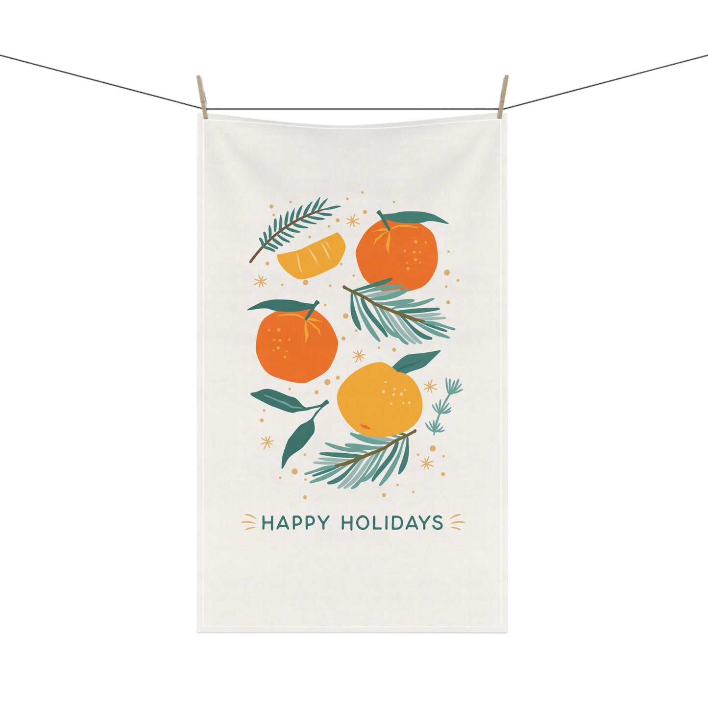Citrus HolidayTea Towel