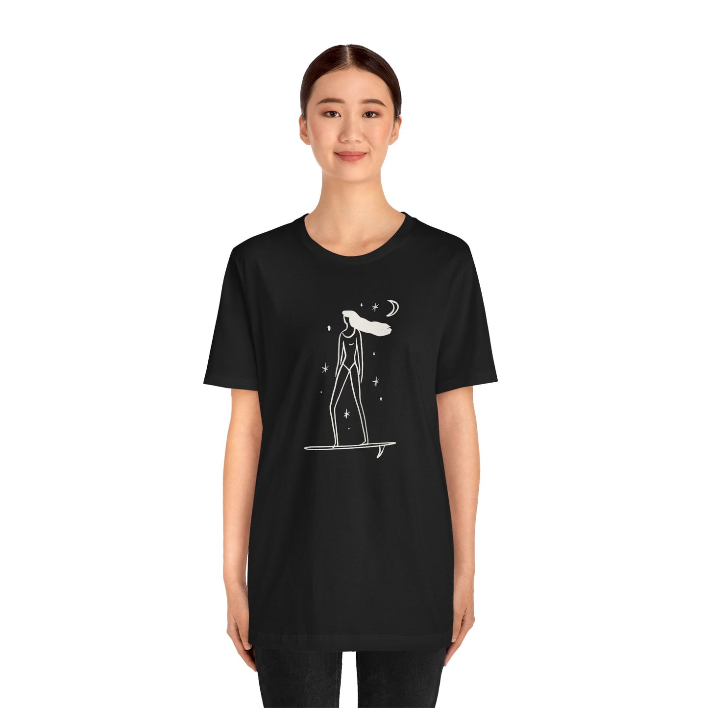 Moon Surfer Girl T-shirt