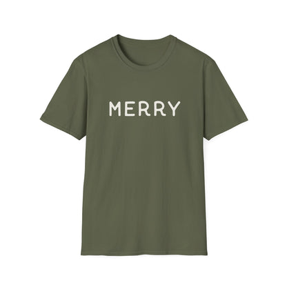 Merry Typography T-Shirt