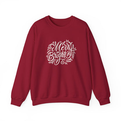 Merry & Bright Floral Crewneck Sweatshirt