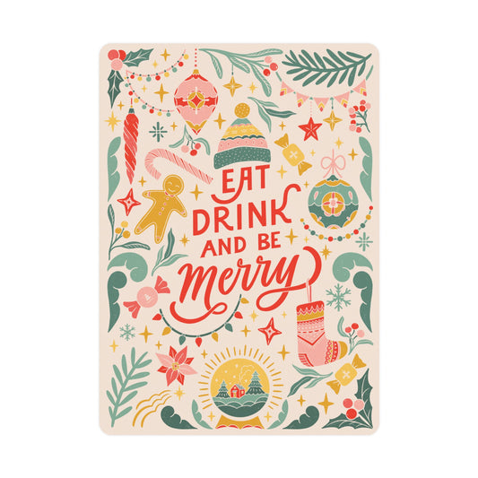 Eat Drink & Be Merry Postcards