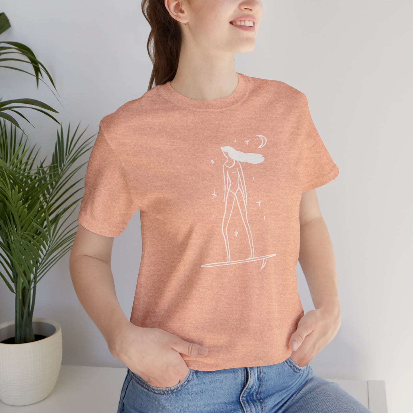 Moon Surfer Girl T-shirt