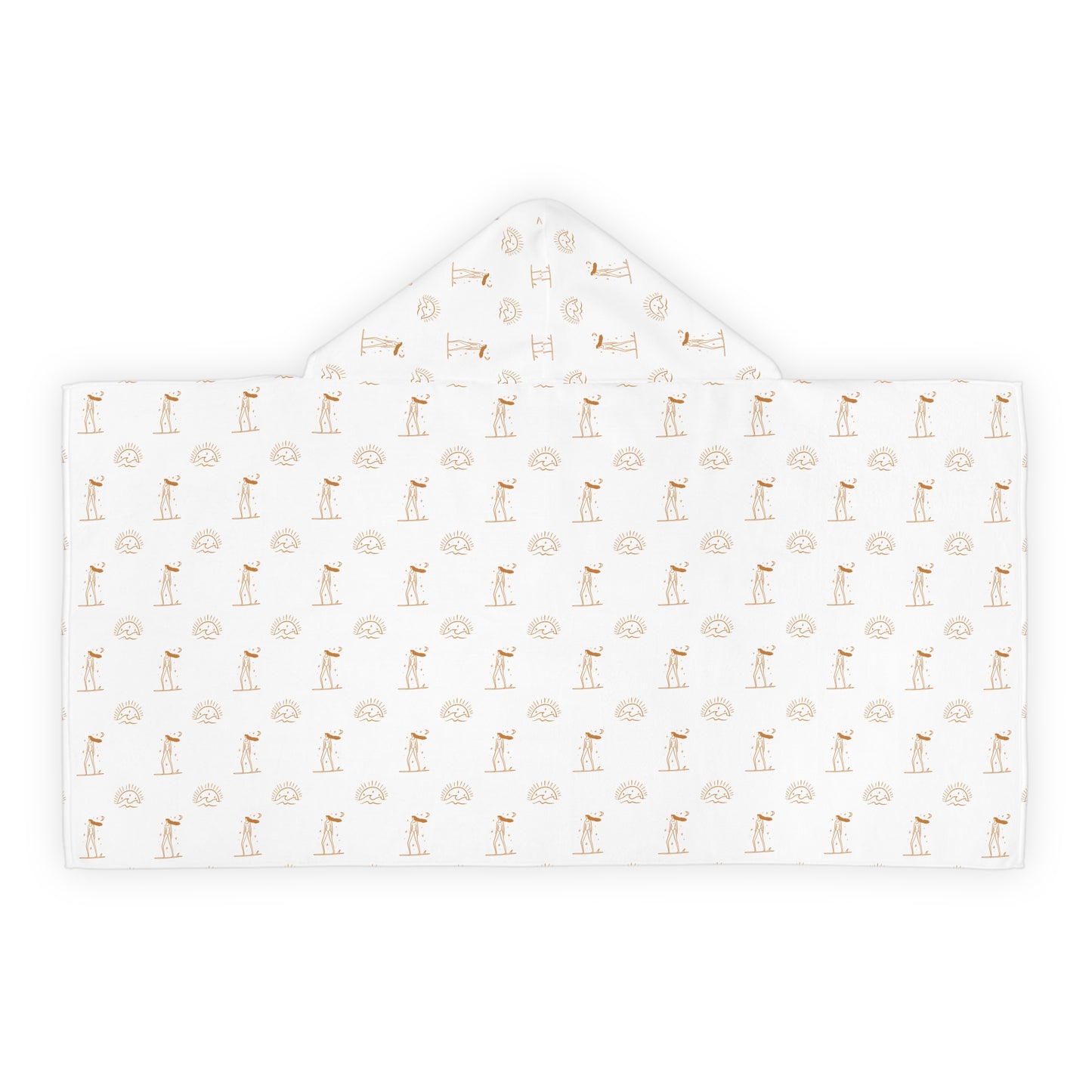 Youth Surfer Girl Hooded Towel