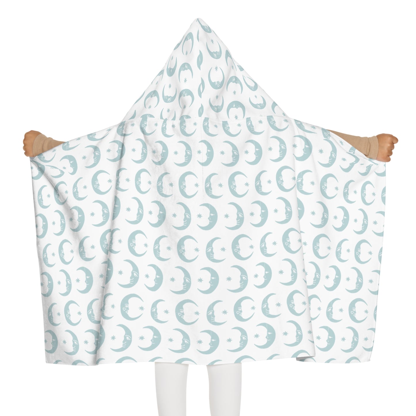 Youth Blue Moons Hooded Towel