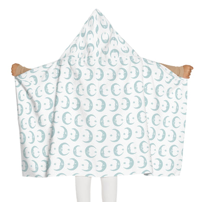Youth Blue Moons Hooded Towel