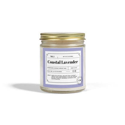 Coastal Lavender Scented Candles, (9oz)