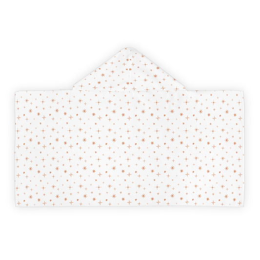 Youth Delicate Stars Hooded Towel