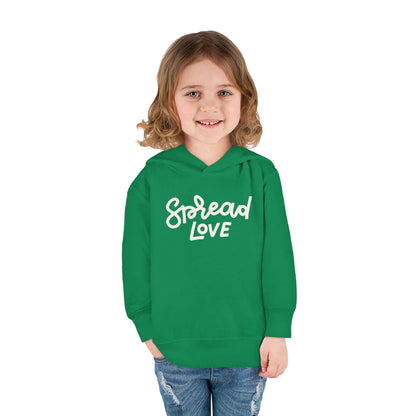 Spread Love Pullover Toddler Fleece Hoodie