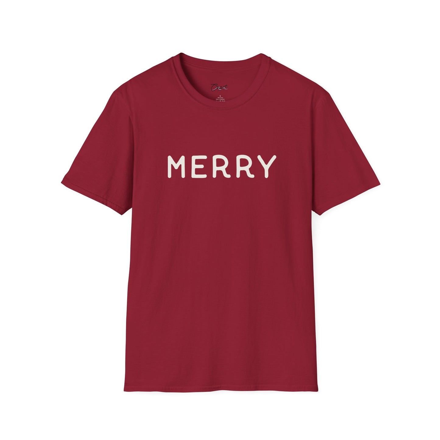 Merry Typography T-Shirt