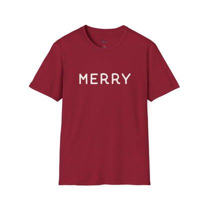 Merry Typography T-Shirt