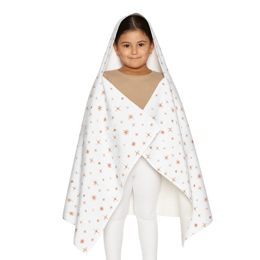 Youth Delicate Stars Hooded Towel