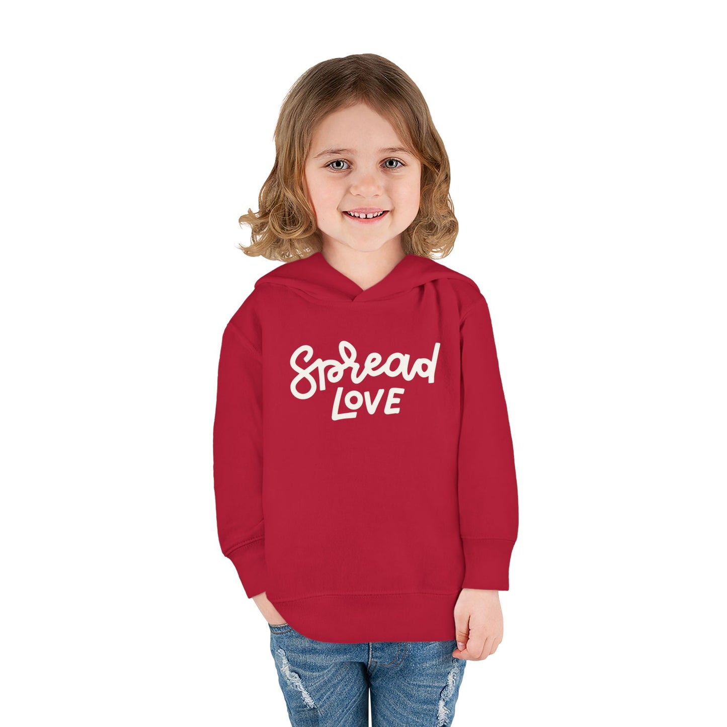 Spread Love Pullover Toddler Fleece Hoodie