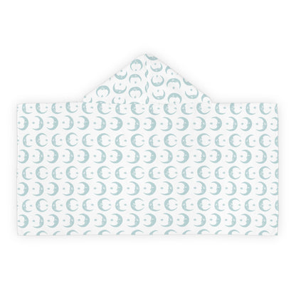 Youth Blue Moons Hooded Towel