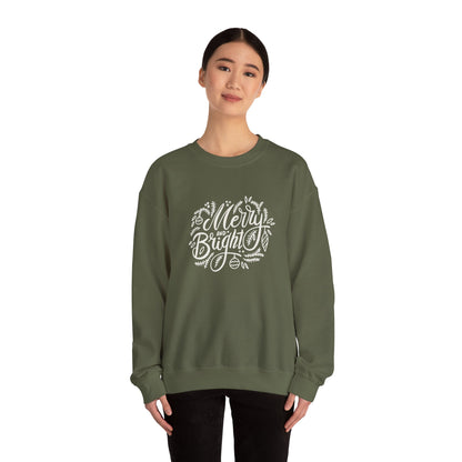 Merry & Bright Floral Crewneck Sweatshirt