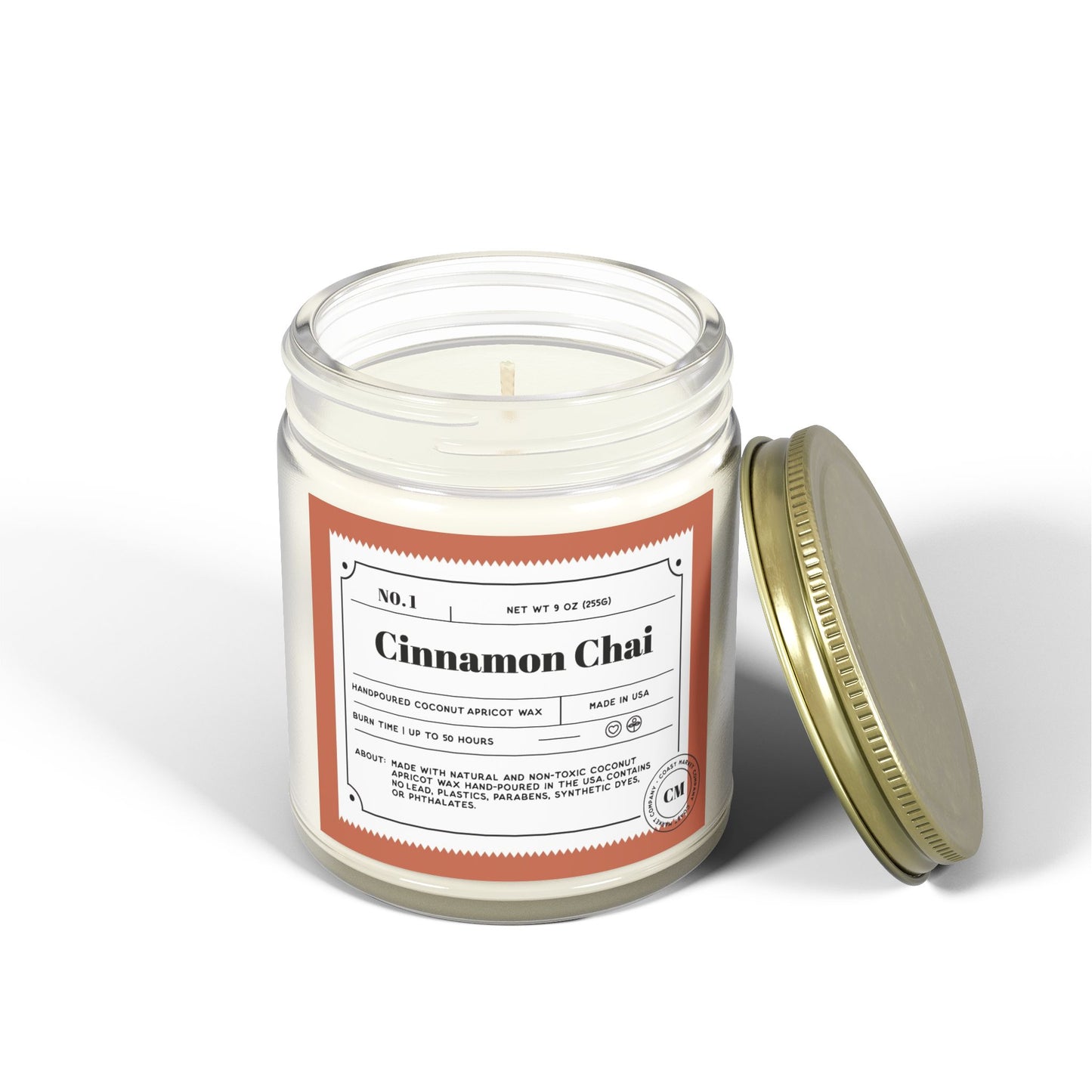 Cinnamon Chai Scented Candles,  ( 9oz)