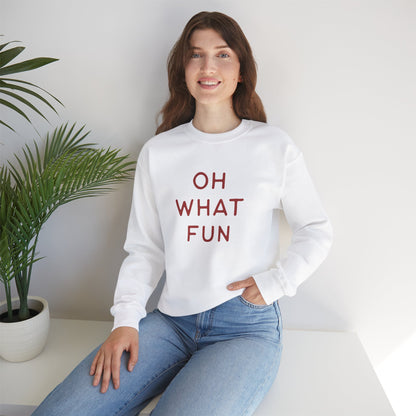 Oh what fun Crewneck Sweatshirt