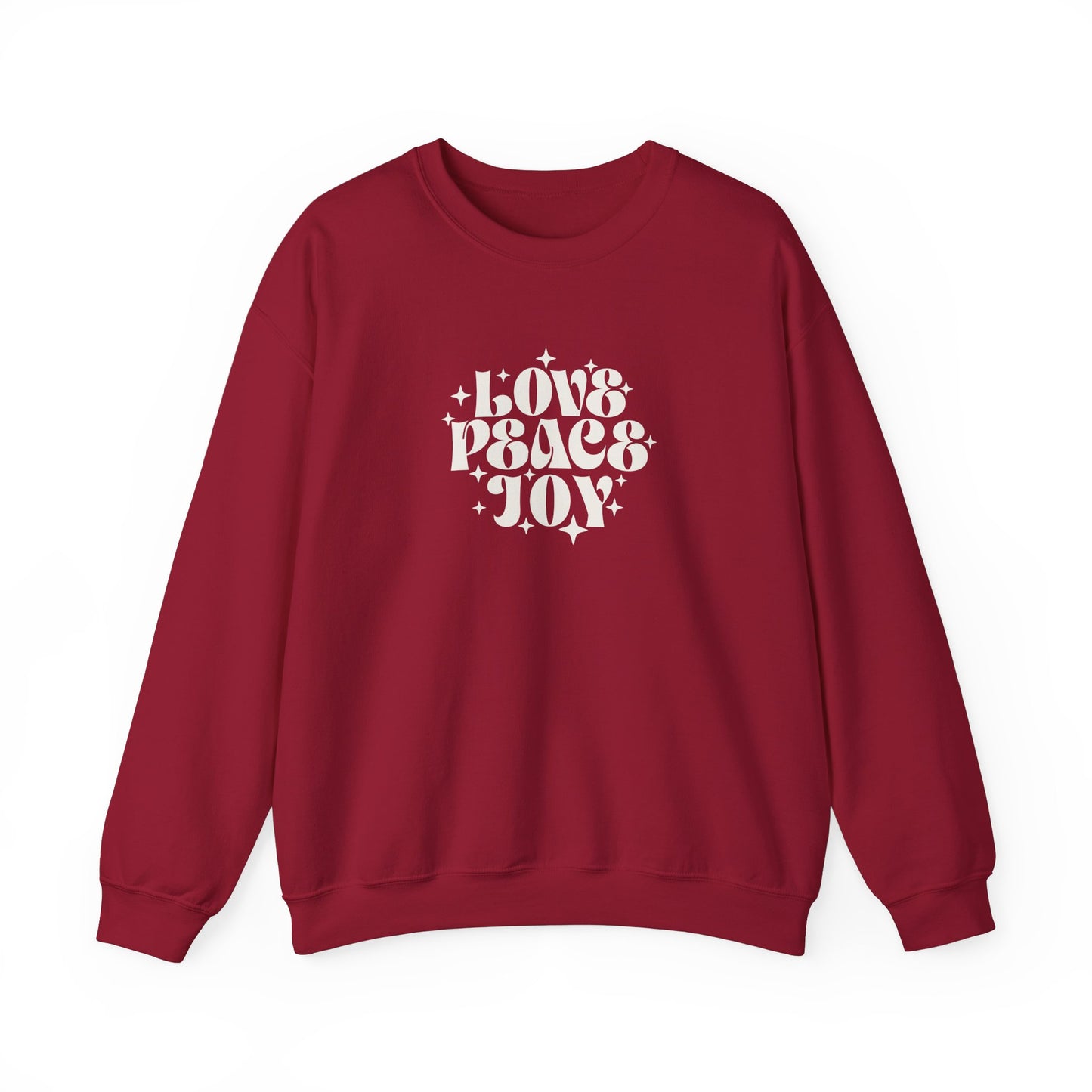 Love Peace Joy Crewneck Sweatshirt