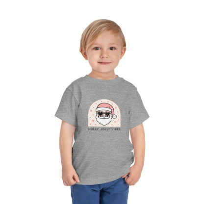 Holly Jolly Vibes Toddler T-Shirt